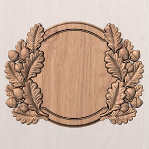 Round trophy board Digital file CNC for Aspire/Vcarve STL