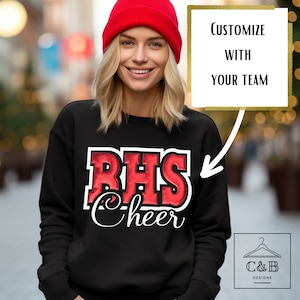 Camisa personalizada regalo sudadera Equipo camisa personalizada mamá camisa puff sudadera en relieve personalizado regalo escuela espíritu camisa personalizada