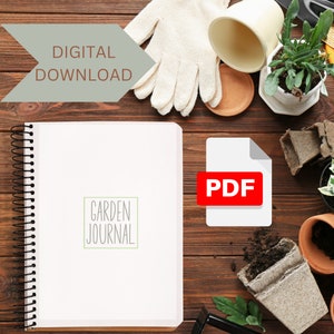 Vegetable Garden planner for gardener printable garden journal plant profile digital planner for Good Notes