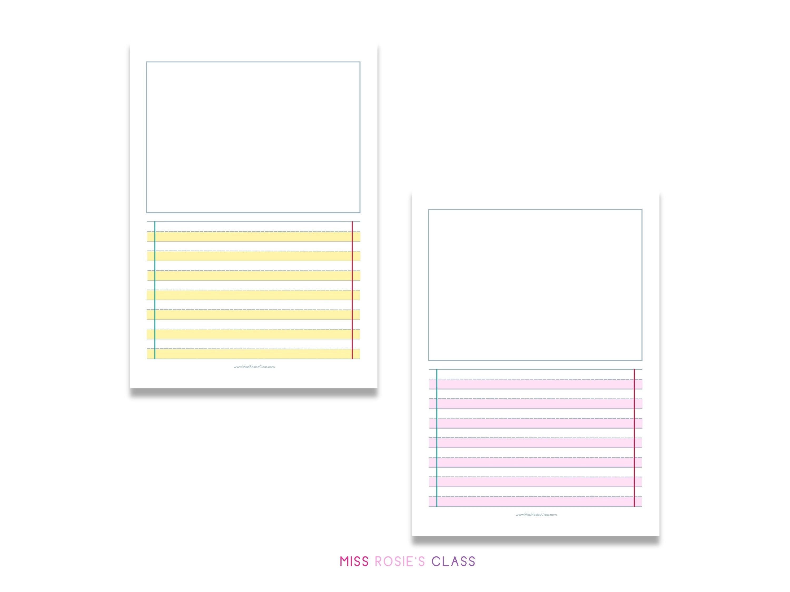 Handwriting Paper. Writing Tool. Adaptive Writing Paper. Pdf - Etsy