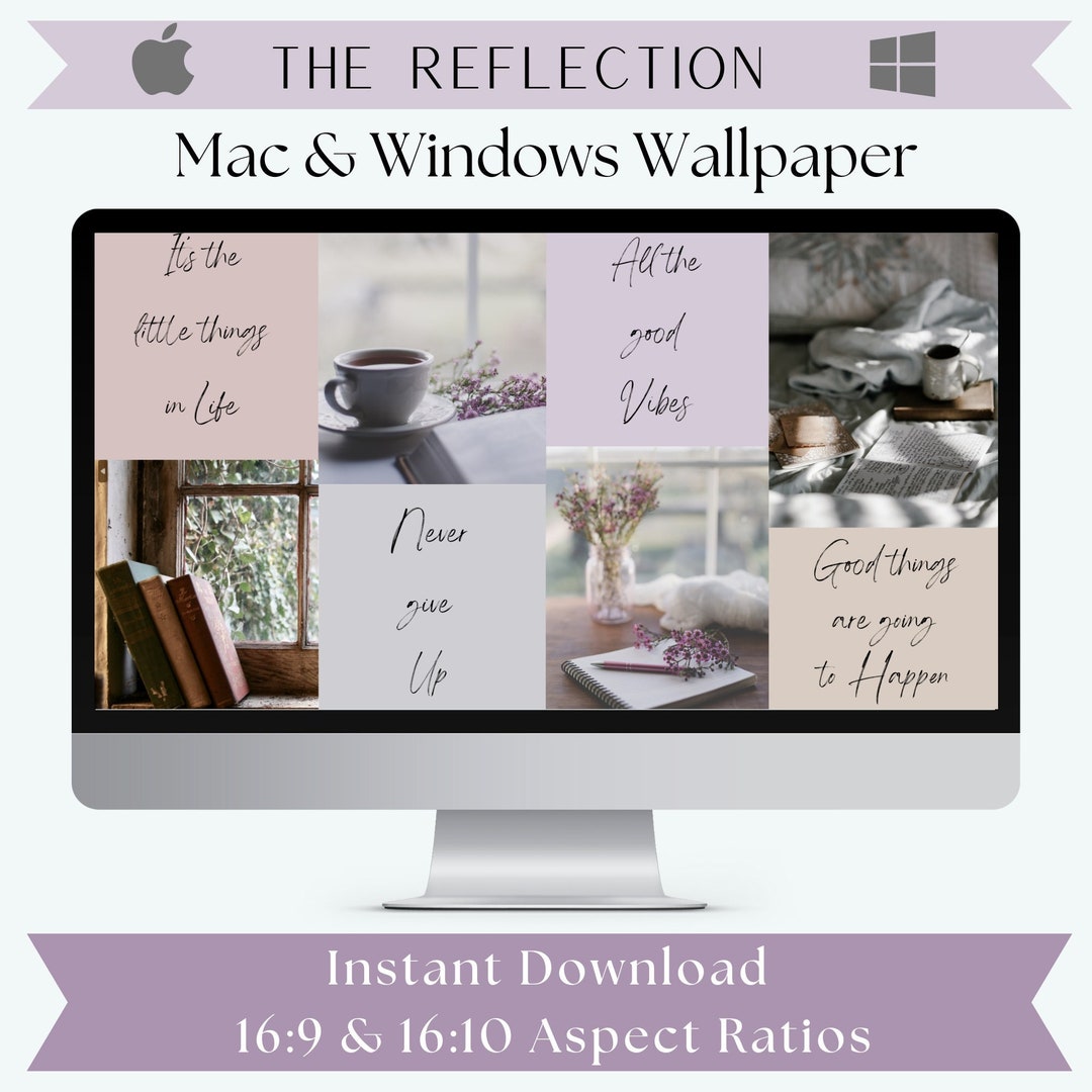 Positive Affirmationen Desktop Wallpaper | Mac & Windows (Digitaler ...