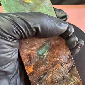 Stabilized Hybrid Mango Burl,Knife Scale,Handle,Penblanks Mang0875