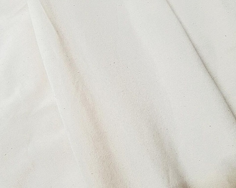 100% Recycled Cotton Calico Canvas Light Weight 80gsm