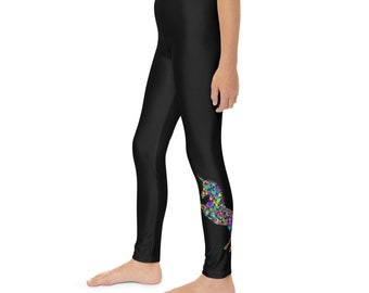 Rainbow Unicorn, Youth Full-Length Leggings