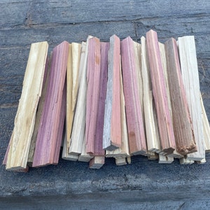 Leña seca de pino y cedro: varillas de 8&quot; para encender fuego