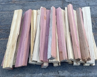 Dry Pine & Cedar Kindling: 8" Fire Starter Sticks