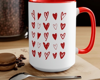 Red Heart Coffee Mug