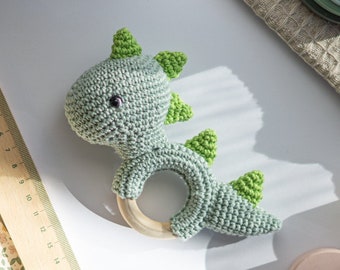 Dino grasping toy - baby gift