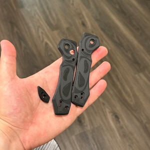 Fits Vosteed Racoon Button Lock - Replacement Scales (knife not included)