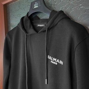 Balmain 2025 graffiti hoodie