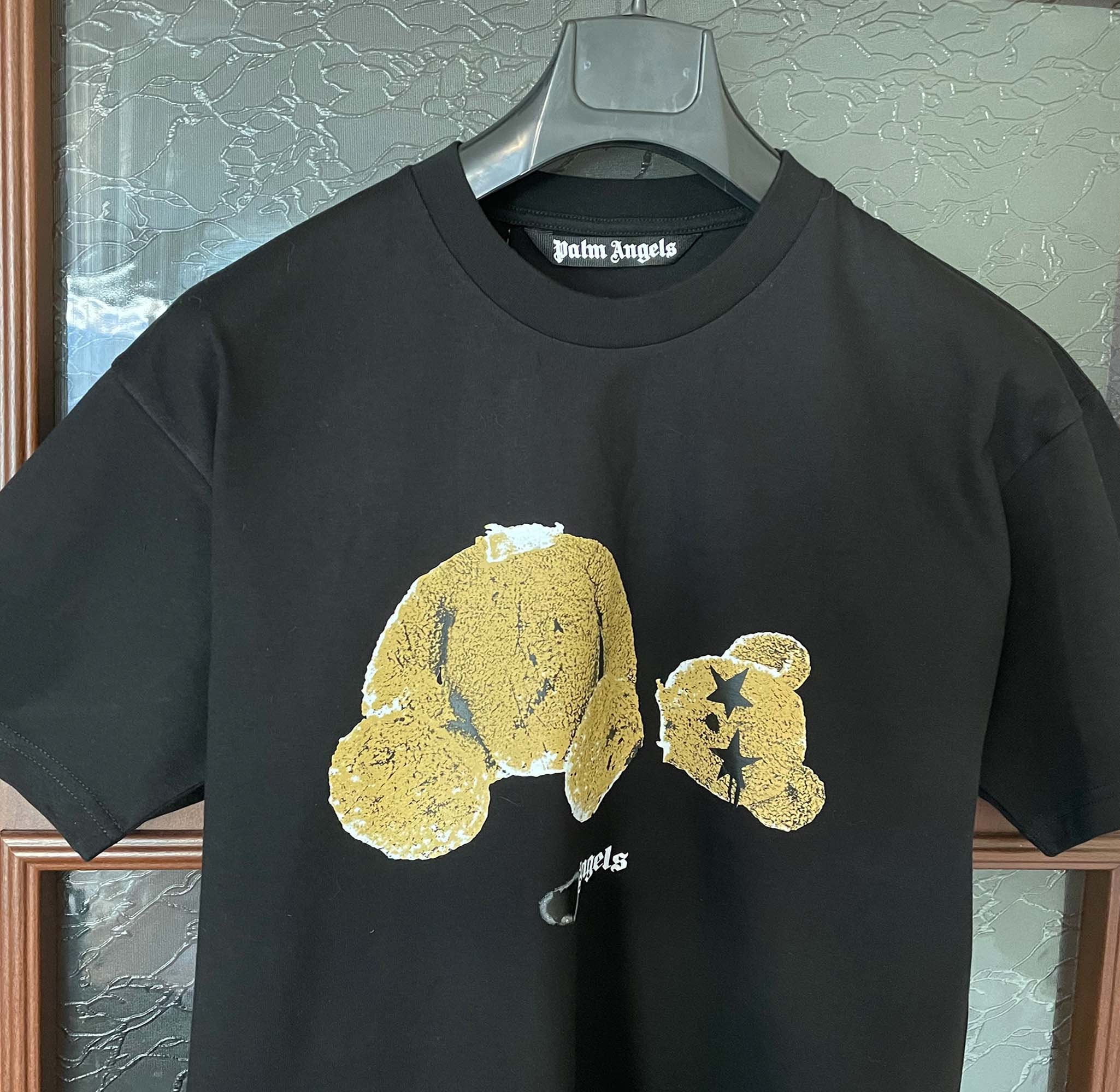 Vintage Palm Angels T-shirt With Torn Apart Bear Size M 