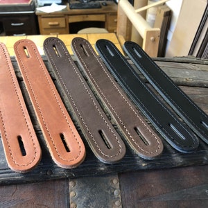 Light Weight Replacement Leather Steamer Trunk Handles with Slots TH01