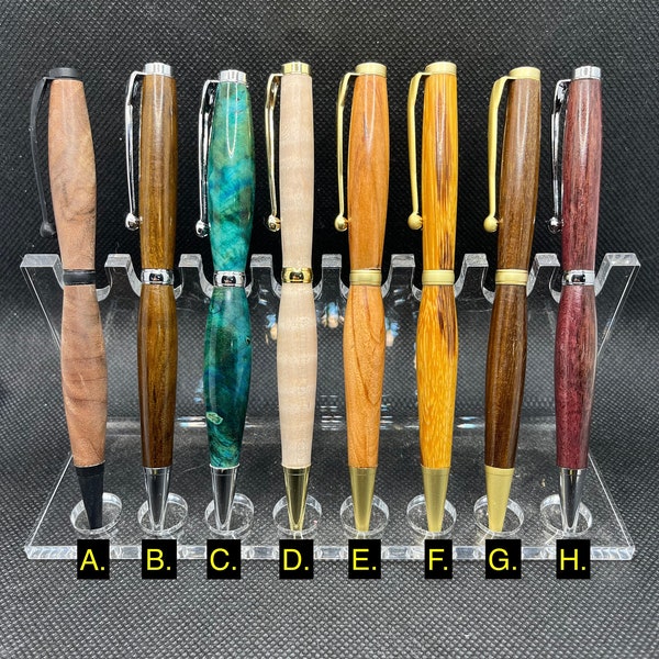 Wooden Pens Handmade Etsy