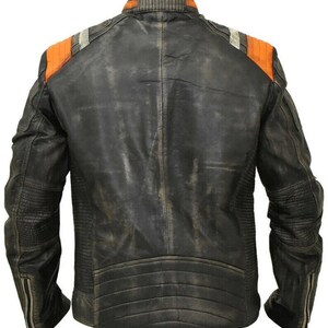 Men's Retro 3 Cafe Racer Biker Vintage jacket