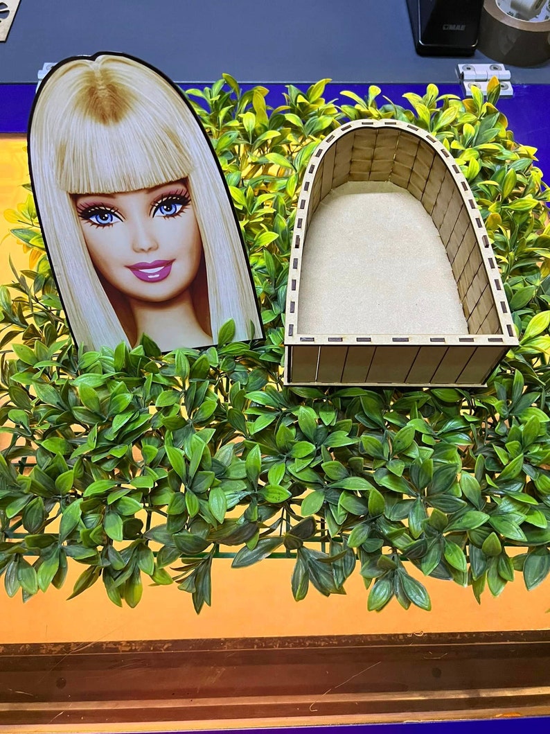 Barbie Laser Cut File Box Vector Svg Cdr Etsy Australia