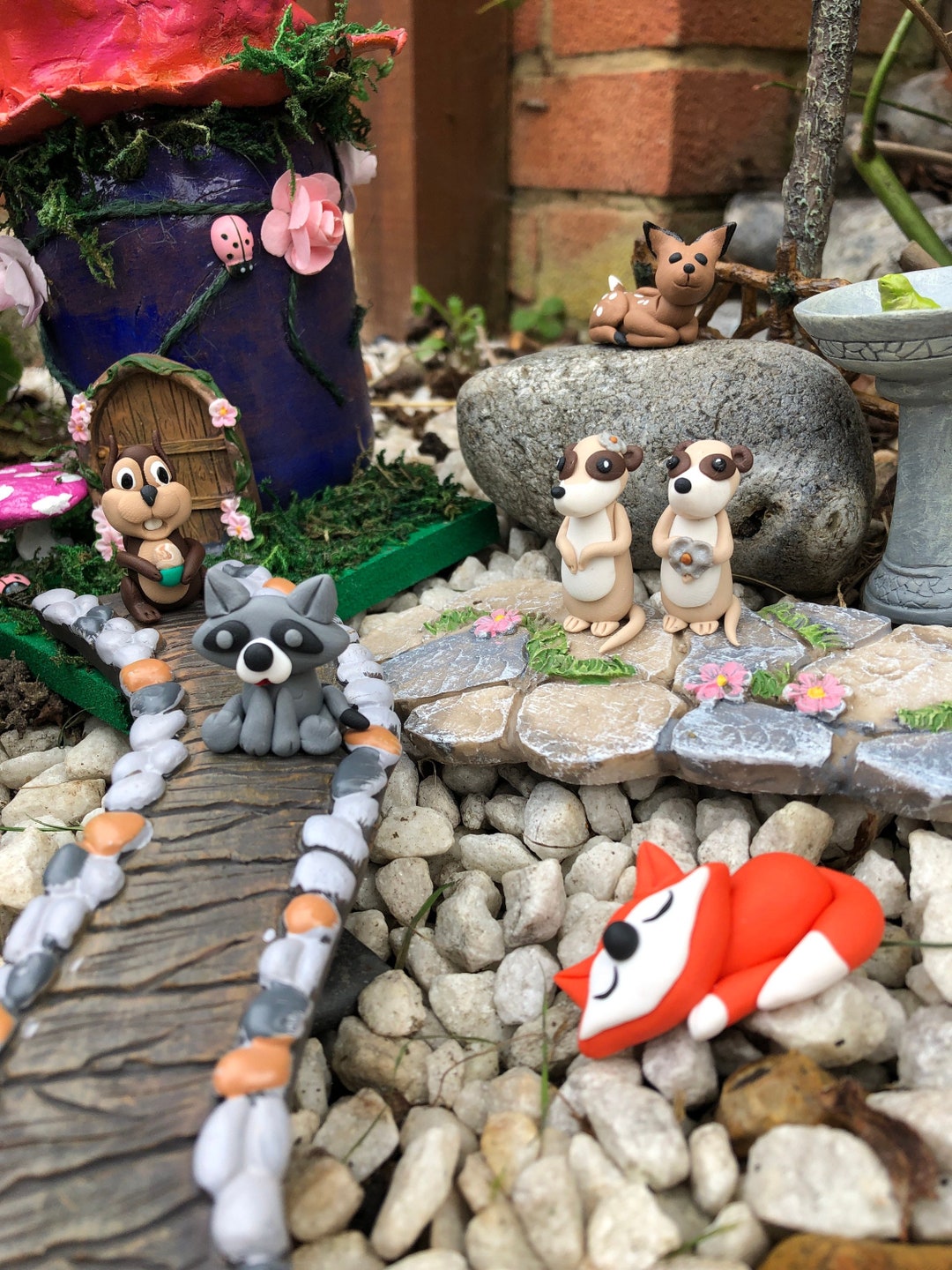 Miniature Clay Animals Etsy UK