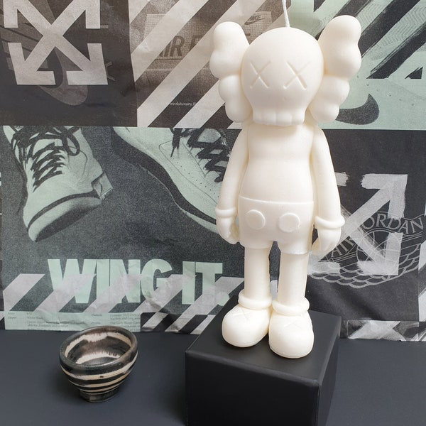 Bougie Kaws - Blanc