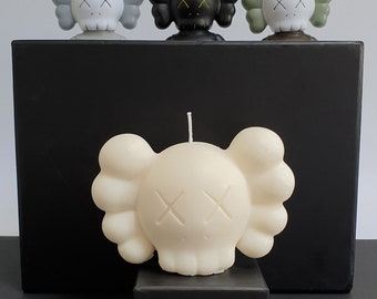 Kaws Head Candle - White