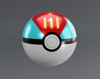 Opening Lure Ball Pokeball | 3D Printing Files (Digital Download)