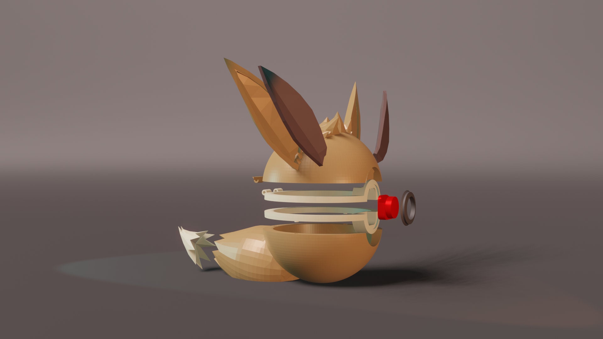 Eevee Trainer - Pokemon 3D Print Model by deathscythe124