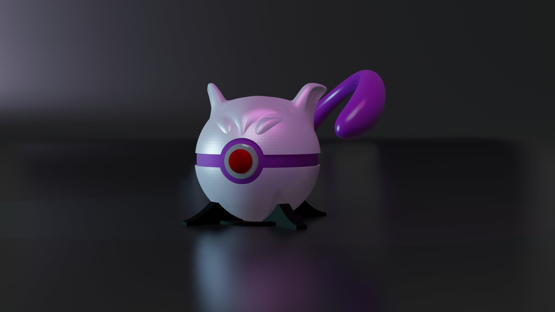 Free STL file pokemon mew badge 🐉・3D printing model to download