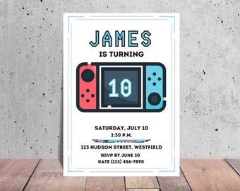 Switch Party Invitation