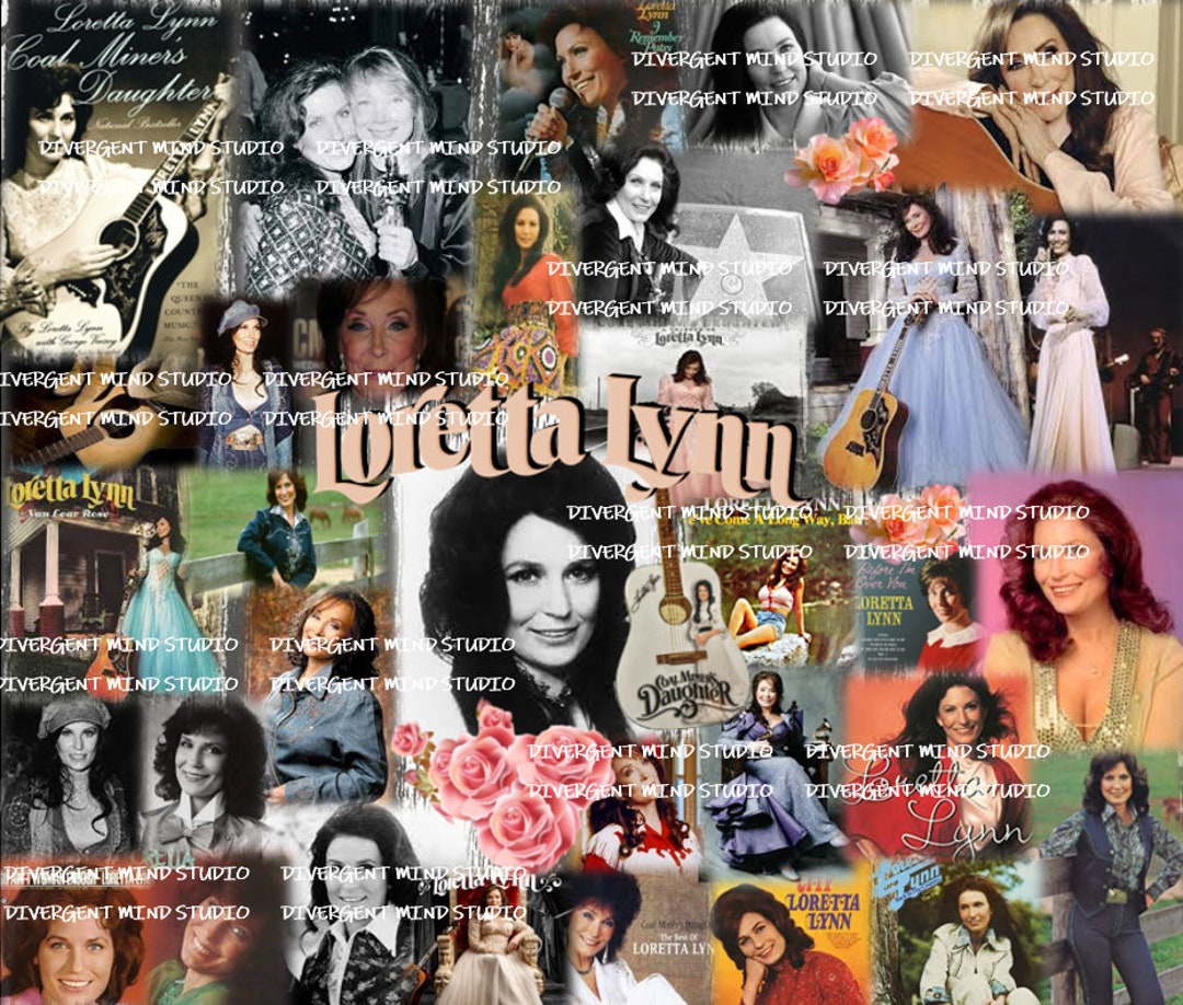 Loretta Lynn Tumbler Wrap Digital Download PNG - Etsy