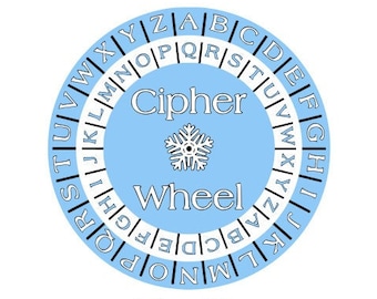 Digital Download Cipher Wheel Template - Etsy UK