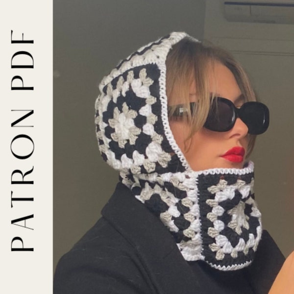 PDF pattern for crochet Balaclava (French)