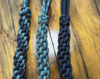Super tough, extra long, dog toy 26 inches long,3/8 inch American made paracord durable strong chew resistant, tug tough, no fray