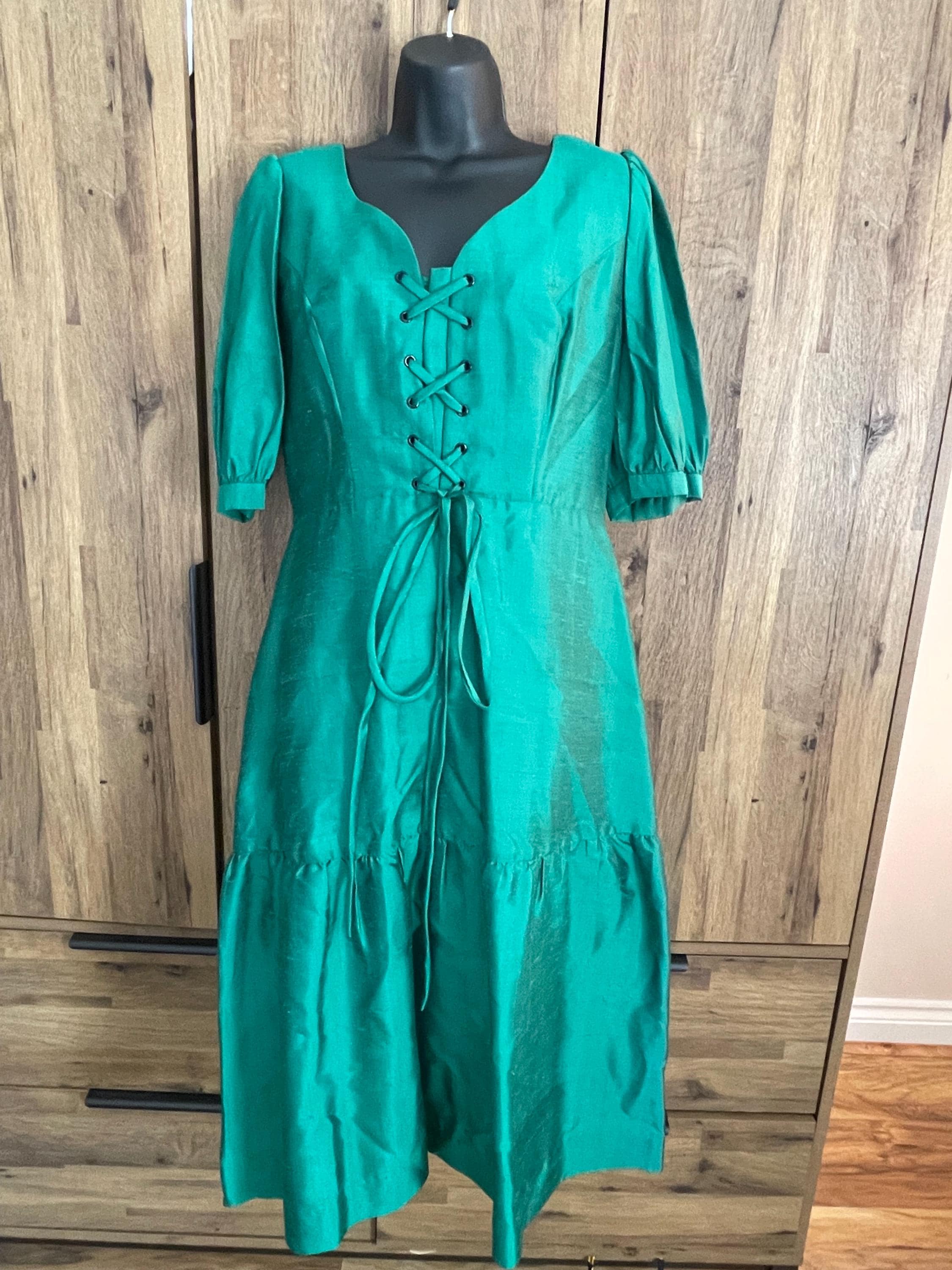 white christmas dresses Adult Mila Milkmaid Dress – Petite Stitchery main image 0
