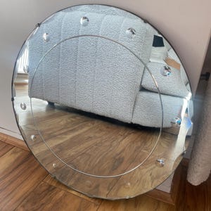 1930s large round wall mirror - Etsy 日本