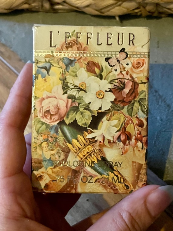 Vintage 90s Coty L'effleur Perfume Cologne Spray 21ml New Boxed
