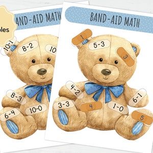 Montessori math subtraction worksheet practice. Printable math game, Preschool math subtraction activity, Kindergarten homeschool curriculum