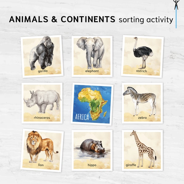 Tiere & Kontinente Passendes Abenteuer: Geographische Exploration nach Montessori