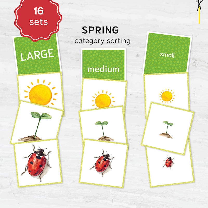 Category Sorting Cards - Etsy