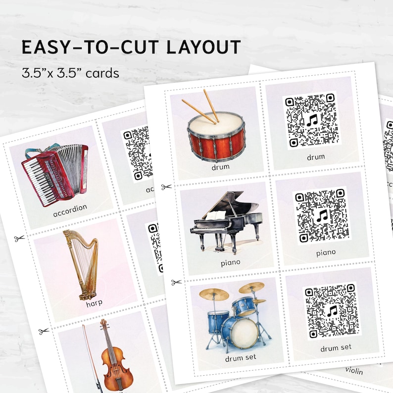 Explore Musical Sounds – QR Code Instrument Listening Activity ...