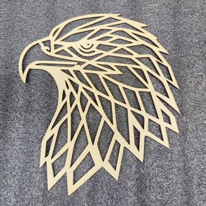 Águila, cabeza de águila, Archivo digital, Archivo SVG, Cabeza de águila cortada con láser
