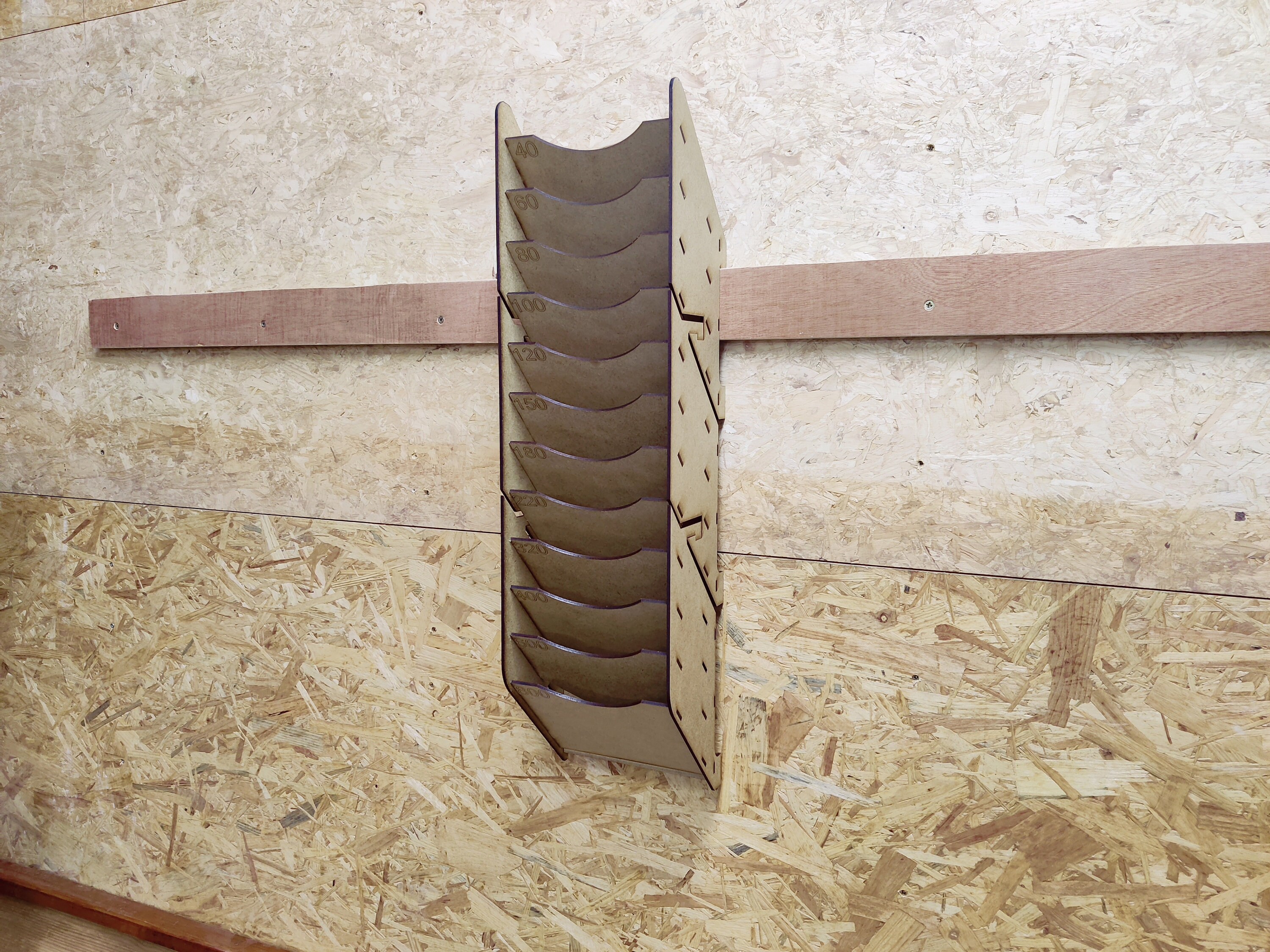 Abrasive Disc Holder, French Cleat Sandpaper, French Cleat, Laser Cut