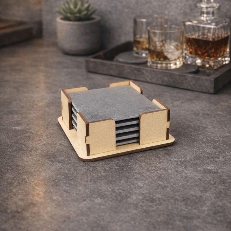 Coaster Storage Boxes - Etsy