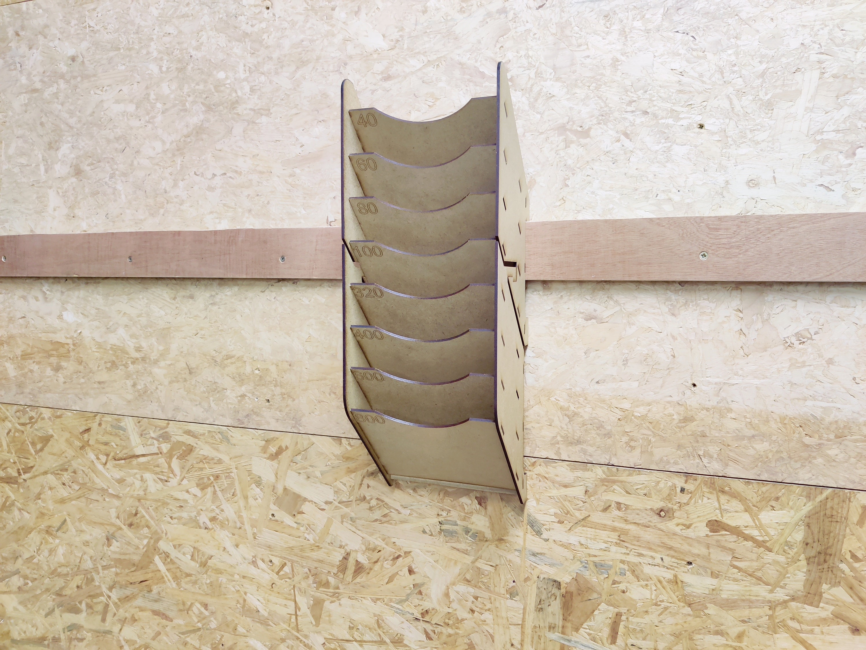 Abrasive Disc Holder, French Cleat Sandpaper, French Cleat, Laser Cut