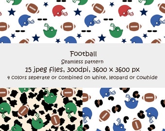 Football pattern, seamless, jpeg files