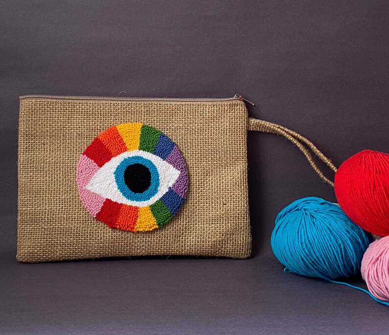 Evil Eye Clutch Bag