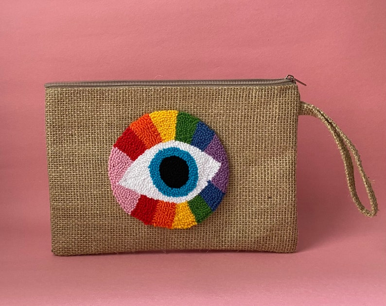 Evil Eye Clutch Bag Handmade Punch Clutch Evening - Etsy