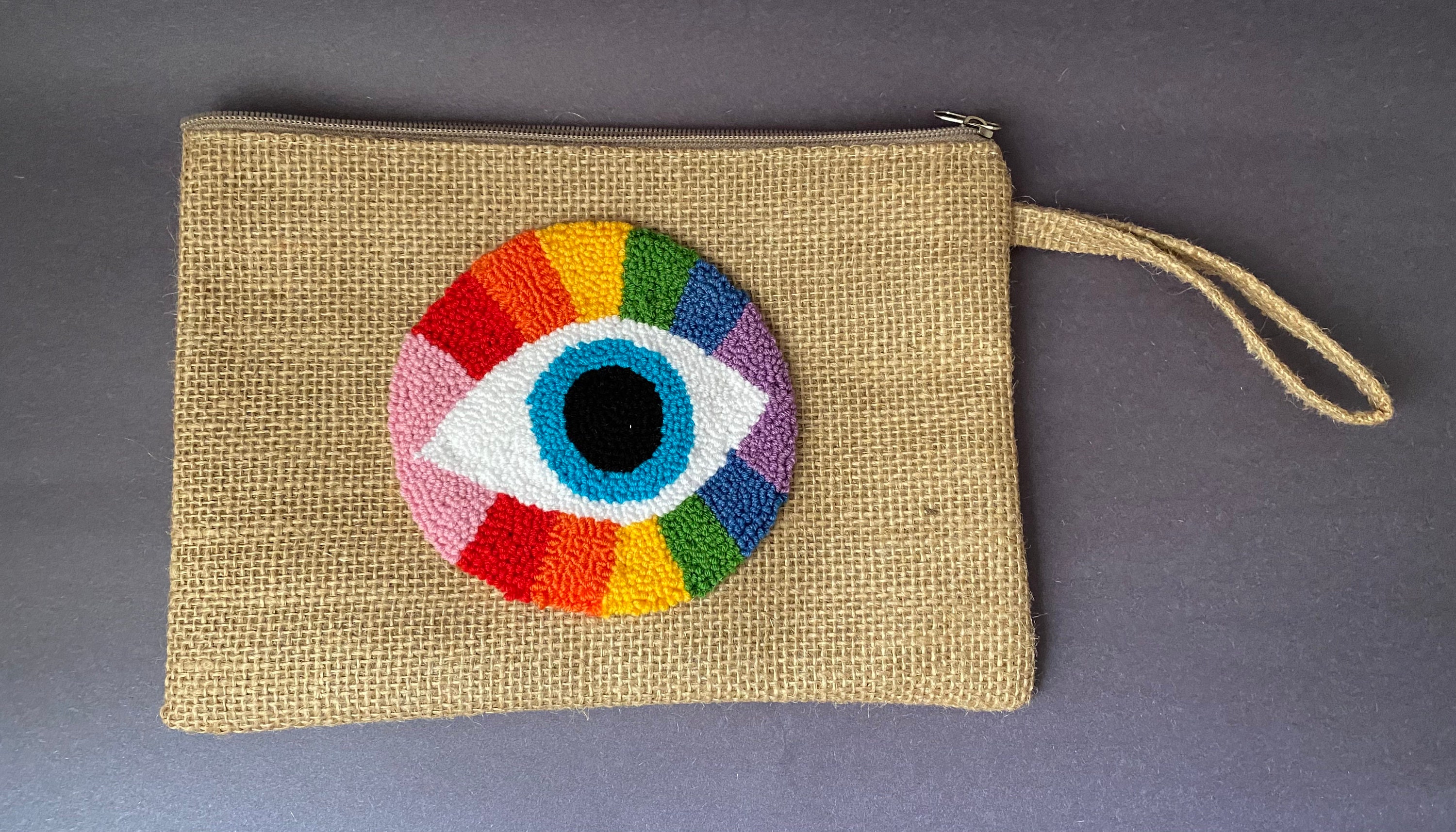 Evil Eye Acrylic Clutch