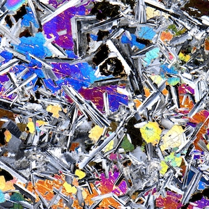 Rock Thin Section ÅSBY DIABASE Petrographic Microscope Slide Dünnschliff Microscope Art Earth Science Gift