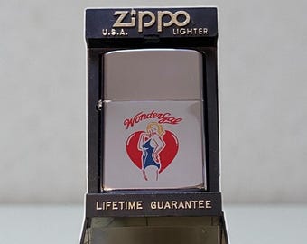 Zippo Wonder Gal polished Chrome Unstruck In Box