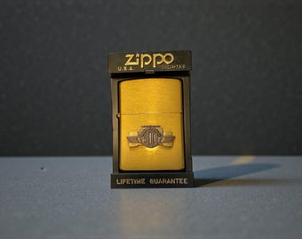 Zippo 79 th Indy 500 Brushed Brass Unstruck In Box