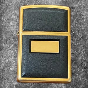 Zippo Gold / Leather