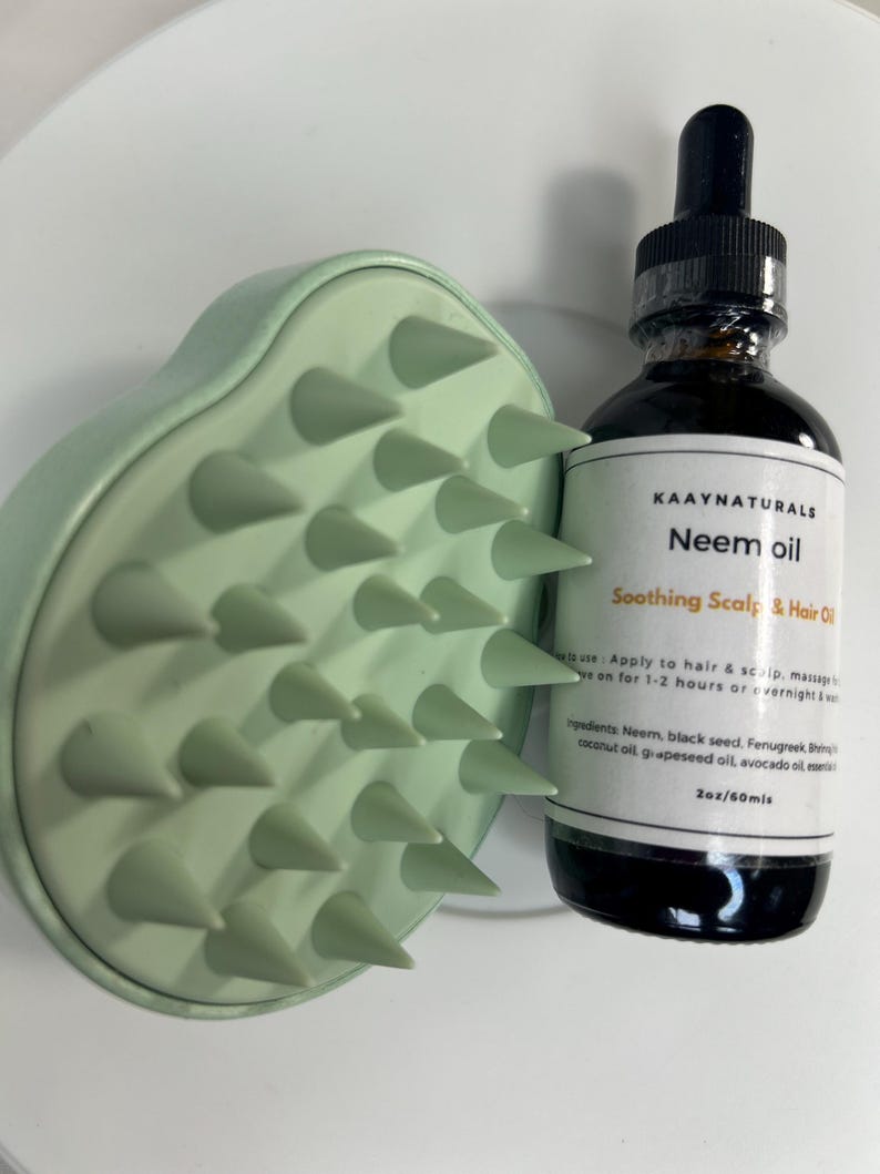 Neem & Rosemary Scalp Oil - Scalp Help Hair Oil for Itchy Dry Scalp ...